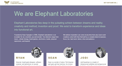 Desktop Screenshot of elephantlaboratories.com