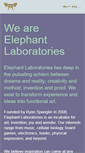 Mobile Screenshot of elephantlaboratories.com
